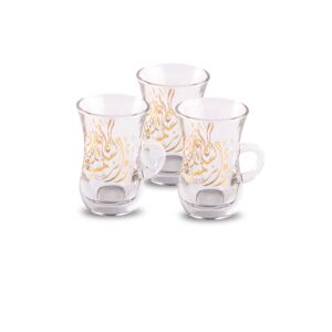 Dimlaj 6-Piece Fedda Arabic Glass Tea Set Dimlaj 6-Piece Fedda Arabic Glass Tea Set